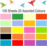 100 Sheets Coloured Paper A4 - 70 Coloured A4 Paper Assorted in 20 Colour Handmade Copy Paper Pastel Paper for Arts & Colorful Projects (8.5 x 11.7 inch)